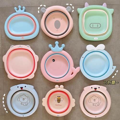 Foldable basin cute student dormitory with washbasin portabl