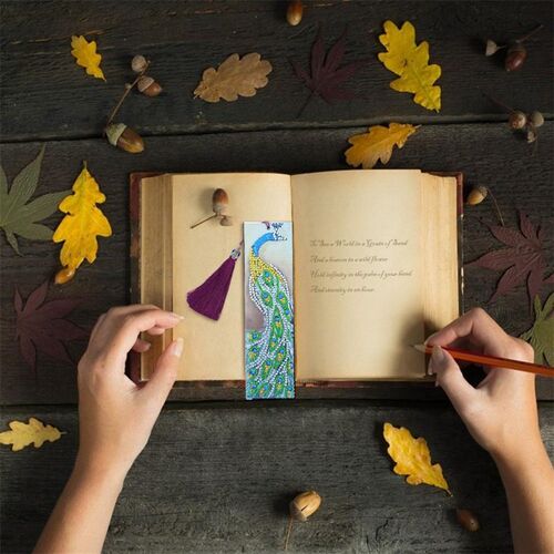 Diamond Painting Bookmark 5D DIY Special Shaped Diamond Art