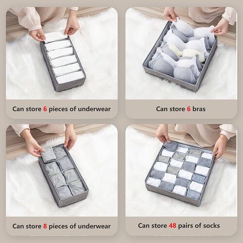 Fabric Underwear Bra Storage Box Underwear Sorting Box Panty