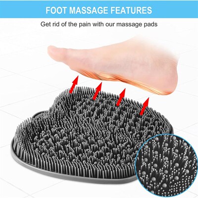 Foot Scrubber Mat Shower Foot Cleaner Foot Massager Mat