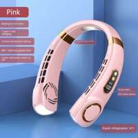 New Hanging Neck Fan Ice Magnet Cooler Digital Display Recha thumbnail 2