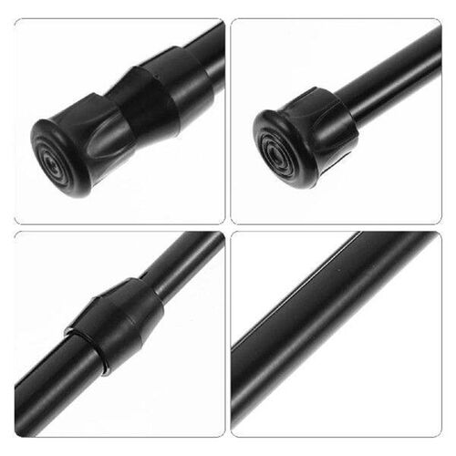 Expandable Curtain Rods Window Punch Free Rod Metal Clothe