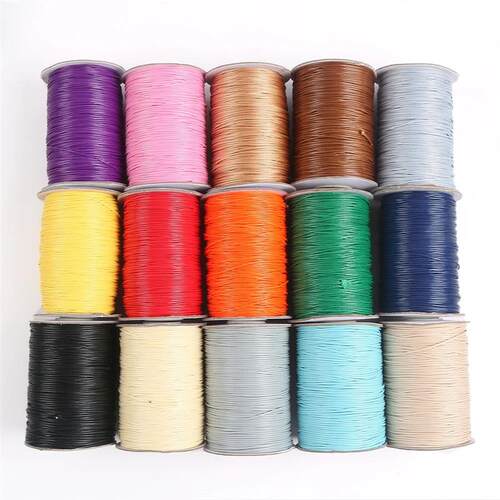 0.5/.8/.0/1.2/1.5/2.0/2.5mm Waxed Cord Waxed Thread String S
