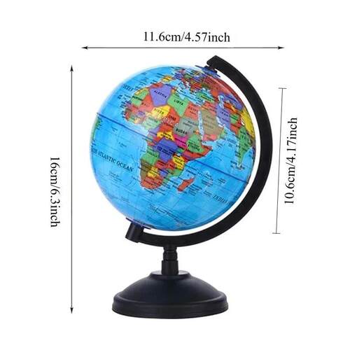 1pc Educational Globe for Teaching, HD English World Map