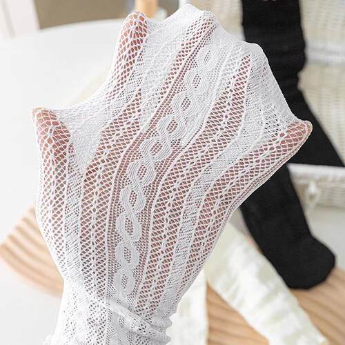 Japanese Kawaii Girls Cute Socks Spring Summer Mesh Hollow O