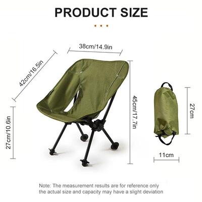 WESTTUNE Children Camping Moon Chair Kids Folding Armchair B