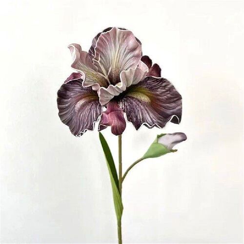 Vintage Irises Artificial Silk Flower Orchid 88cm Fake