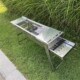 rack Stainless grill barbecue folding steel