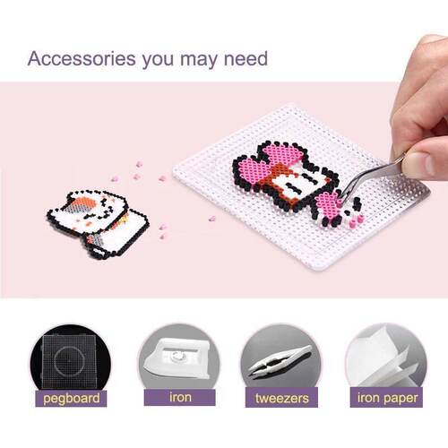 Green color 5mm 1000PCS Pixel Art YantJouet Hama Beads for K