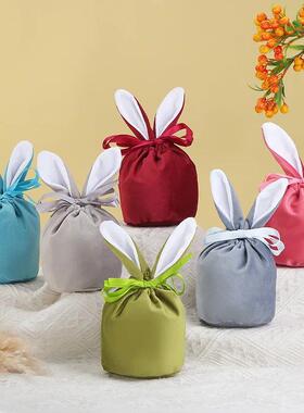 Easter Candy Bag Chocolate Bags Cloth Pouch Cute Bunny Gift