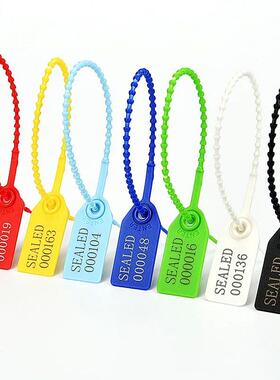 Custom Plastic Security Seal, Numbered Fire Extinguisher Tag