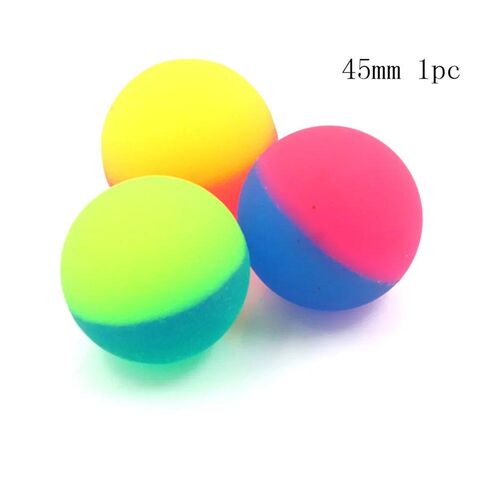1pcs 42/45mm Cute Luminous Children Toy Ball Colored Boy Bou