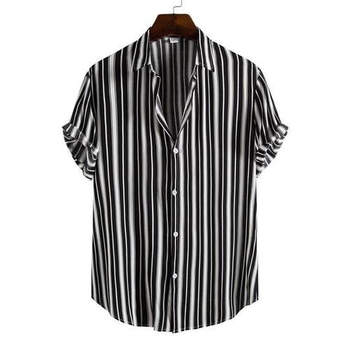 2023 Summer Fashion Men Shirts Man Stripe Shirt Mens tops 男
