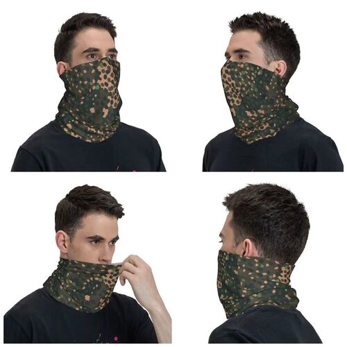 Pea Dot Camo Bandana Neck Gaiter Printed Multicam Military M