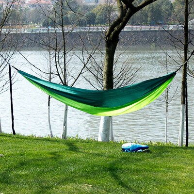 Portable Nylon Parachute Fabric Single and Double Size Outdo