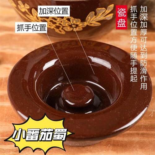 Old oil storage tank Jingdezhen ceramic pig oil tank with co