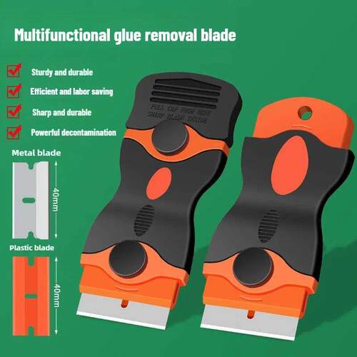 Scraper Blade Tool Auto Film Sticker Glue Ice Remover Window