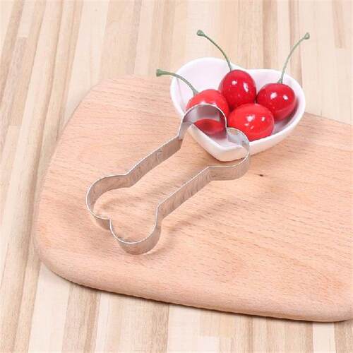 1Pcs Dog Bone Shape Cookie Mold Stainless Steel Cake