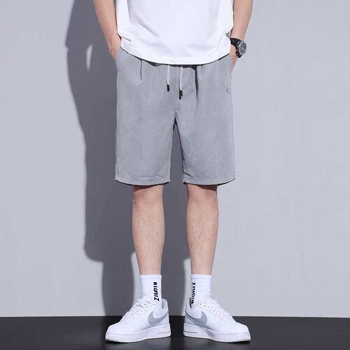 Summer New Casual orts Mens Straight Non-ironing Mens Five