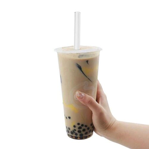 High Borosilicate Glass Straw Set Reusable Eco Friendly Drin