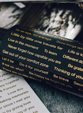 406PCS Vintage Small Talk Text Collection Stickers DIY 贴纸