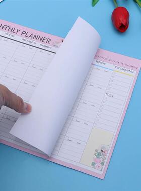 20Sheets A4 Monthly Planner Calendar Schedule Notebook Agend
