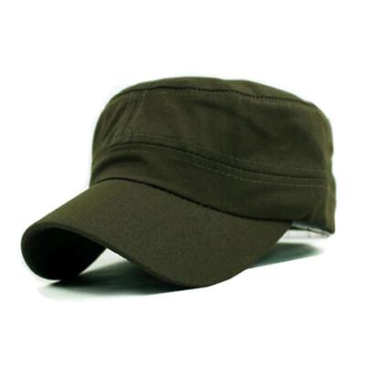New Classic Plain Vintage Army Military Cadet Style Cotton C