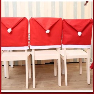 Santa Hat Chair Cover table cloth Christmas Decoration Gifts