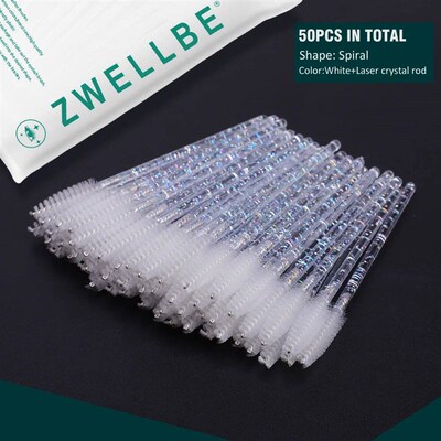 100/20 Disposable Mascara Wands Applicator Eyelash Brush Spo