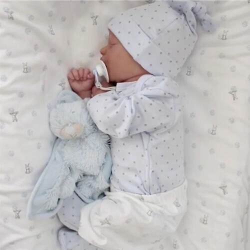 43CM Reborn Baby Doll Silicone Vinyl Cloth Preemie Doll Alre