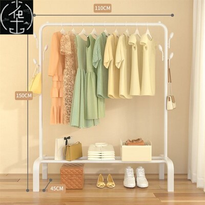 Simple clothes rack folding balcony clothes drying pole 衣架