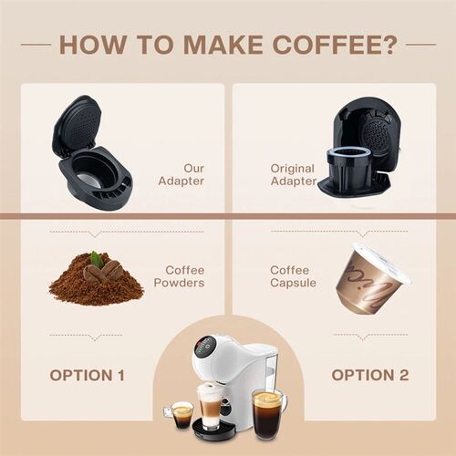Refill Reusable Capsule Adapter for Dolce Gusto Coffee Capsu
