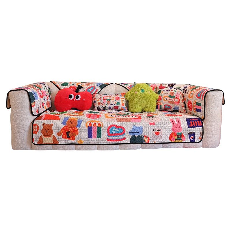 凡米特多巴胺沙发垫20新款布艺沙发巾四季通用全包防猫抓盖罩毯,居家布艺,沙发垫,淘宝优惠券,粉丝福利购,淘宝优惠卷