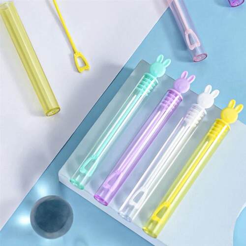 10-50Pcs Cute Rabbit Bubble Empty Tube Easter Party Birthday