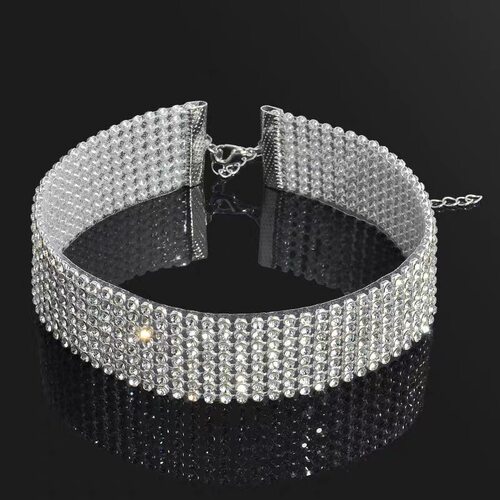 TOP Quality Cool Shiny Rhinestone Bundle Neck Popular