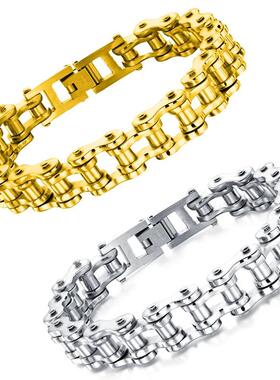 Fashion Punk Motorcycle Bike Bicycle Stainless steel Link