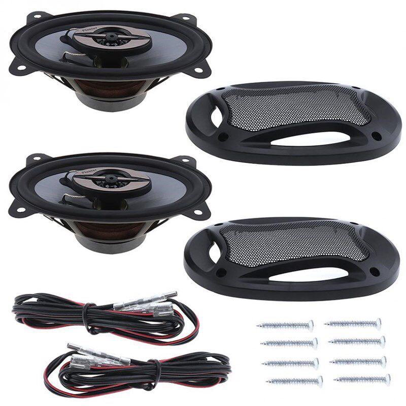 4X6 Inch 2Pcs 280W Car HiFi Coaxial Speaker Vehicle Door Aut - 实物图