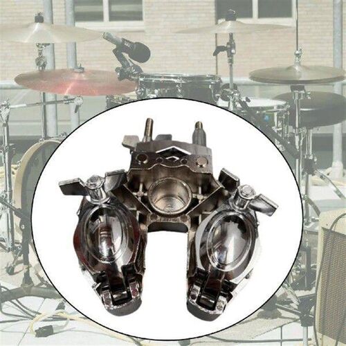 Tom Double Ball Clamp Stainless Steel Universal Cymbal