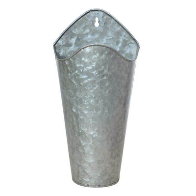 Iron art round wall-mounted flowerpot decoration simple mode