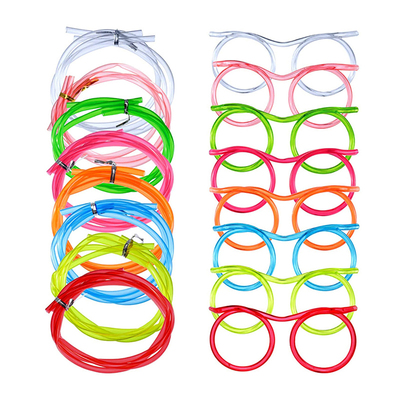 Creative Straw Glasses Toys For Kids Summer Mustache Fun Sof
