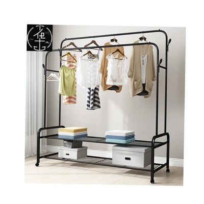 Hanging clothes rack one-pole hanger bedroom simple drying