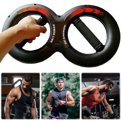 8 Shape Hand Strength Grip Trainer Multifunction Arm Strengt