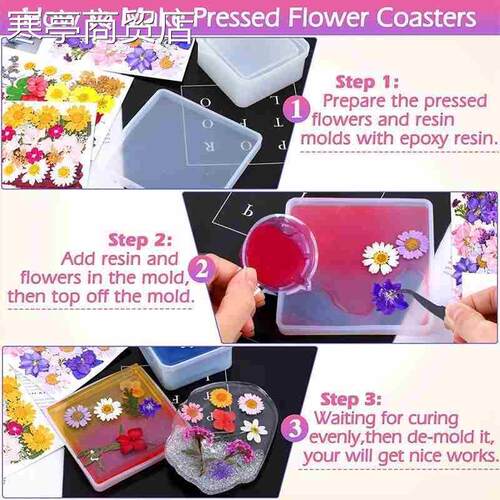 2023 New 1Bag Dried Flowers Plant Pressed Flower Resin Mold