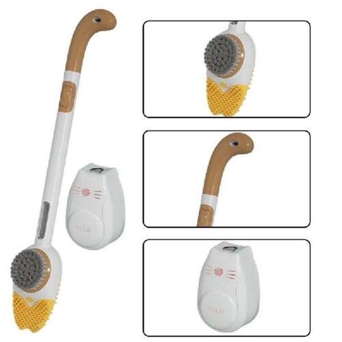 Light Luxury Kitten Soap Dispenser Toilet Brush Long Handle