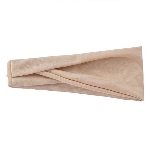 Women Solid Color Elastic Hair Bands Yoga Headband Turban Ma