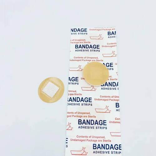 100pcs/set First Aid Round Skin Patch Waterproof Wound Plast