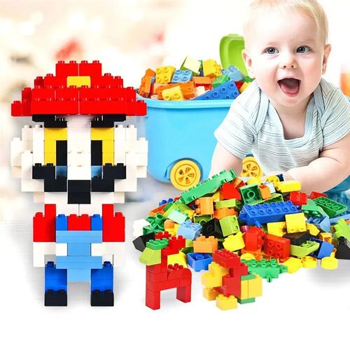 Building Blocks for Kids Toddlers 150 Piece Classic Multi-Co