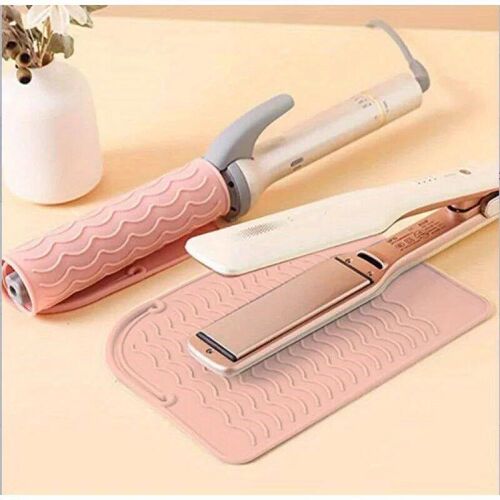 New In Silicone Heat Resistant Mat Hair Straightener Curler