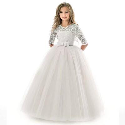 Teens Girls Princess Dress Children Evening P Dress Flow