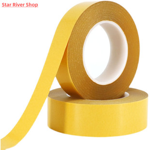 1PCS Roll 50M Sided PET Super Double Adhesive Tape Sticky